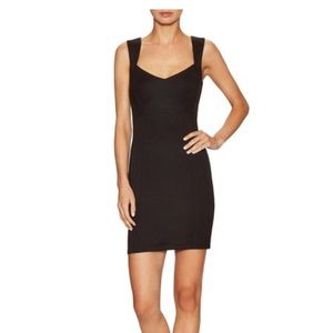 French Connection black stretch Lula dress